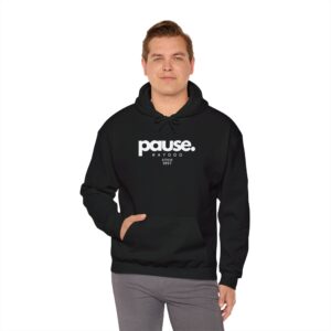 "Pause" Hooded Sweatshirt By The Punchline Academy