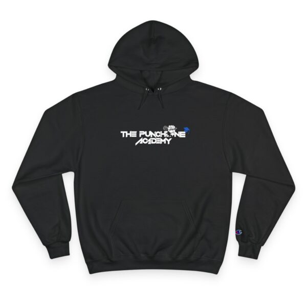 The Punchline Academy Hoodie by Champion - Image 2