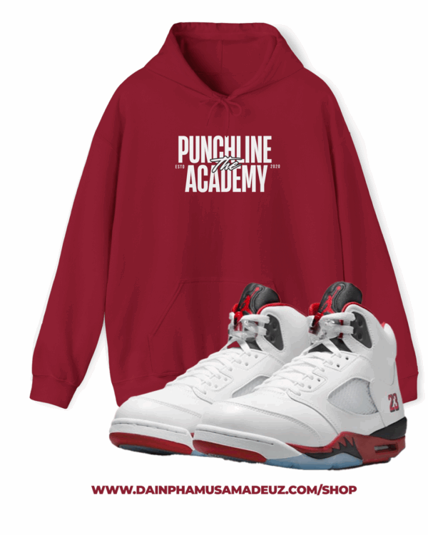 The Punchline Academy Bold Logo Unisex Hoodie Description: