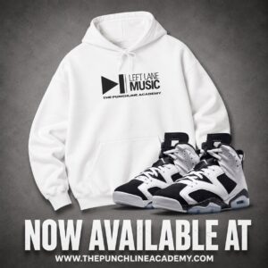 Left Lane Music White Unisex Hoodie