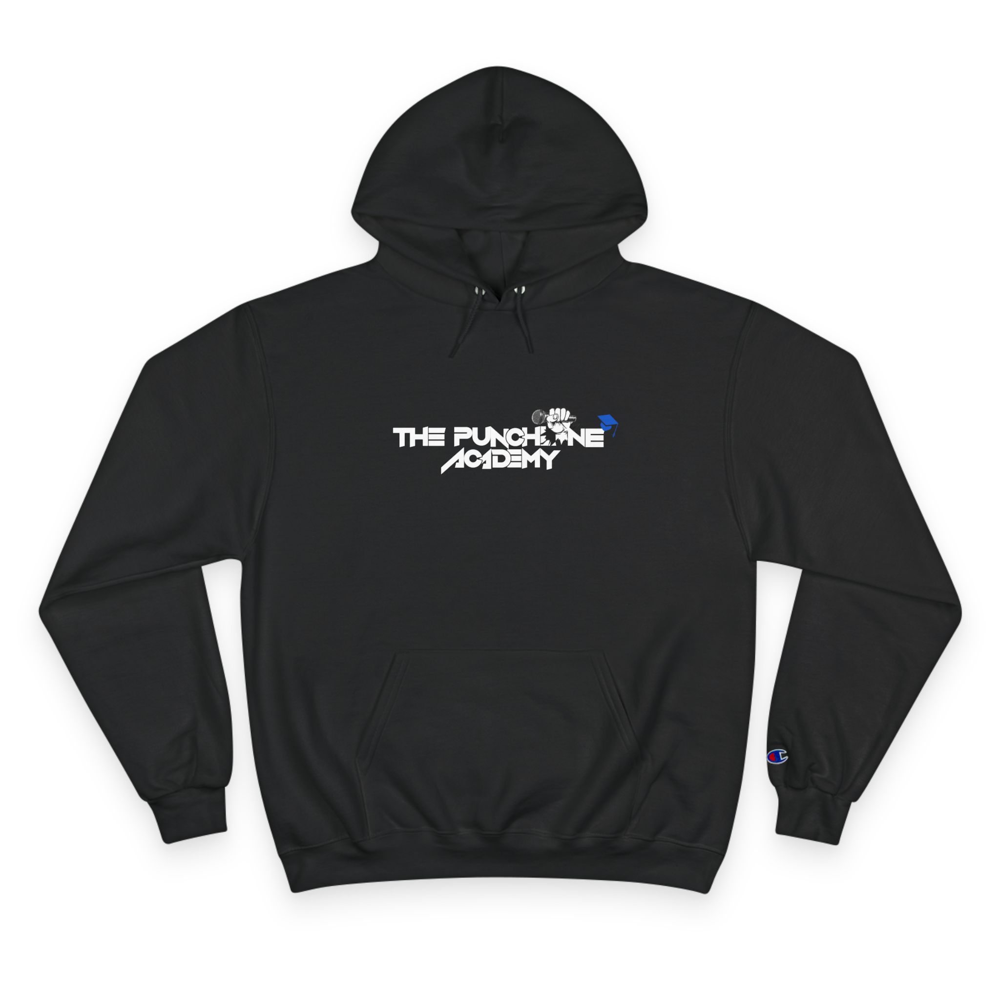 The Punchline Academy Hoodie by Champion - Image 2